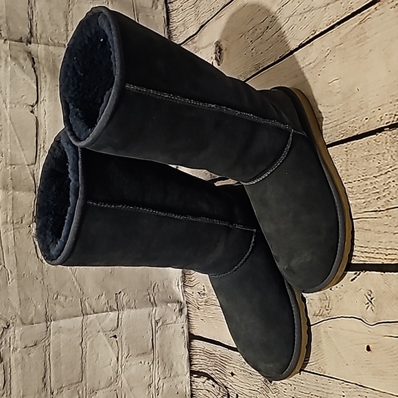Tall Navy Uggs - Picture 2 of 6